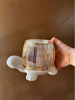 bath and body works candle holder turtle