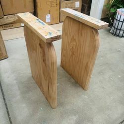2 pcs DIY Dinning Table legs 28“height Solid Wood