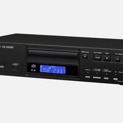 Tacsam CD-200BT Professional CD Player With Bluetooth Receiver. Brand New In Box.