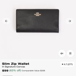 Authentic Coach Wallet