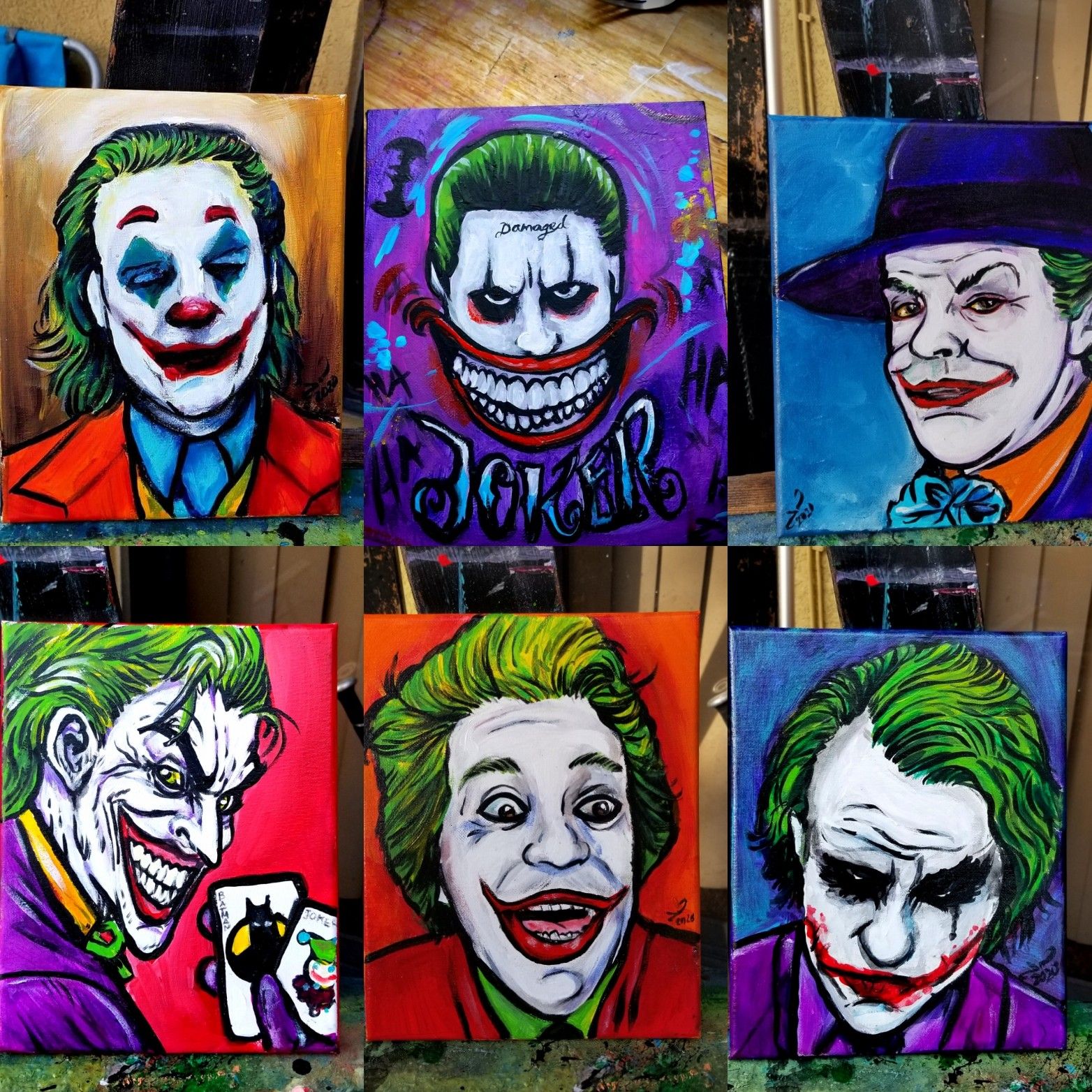 Joker paintings