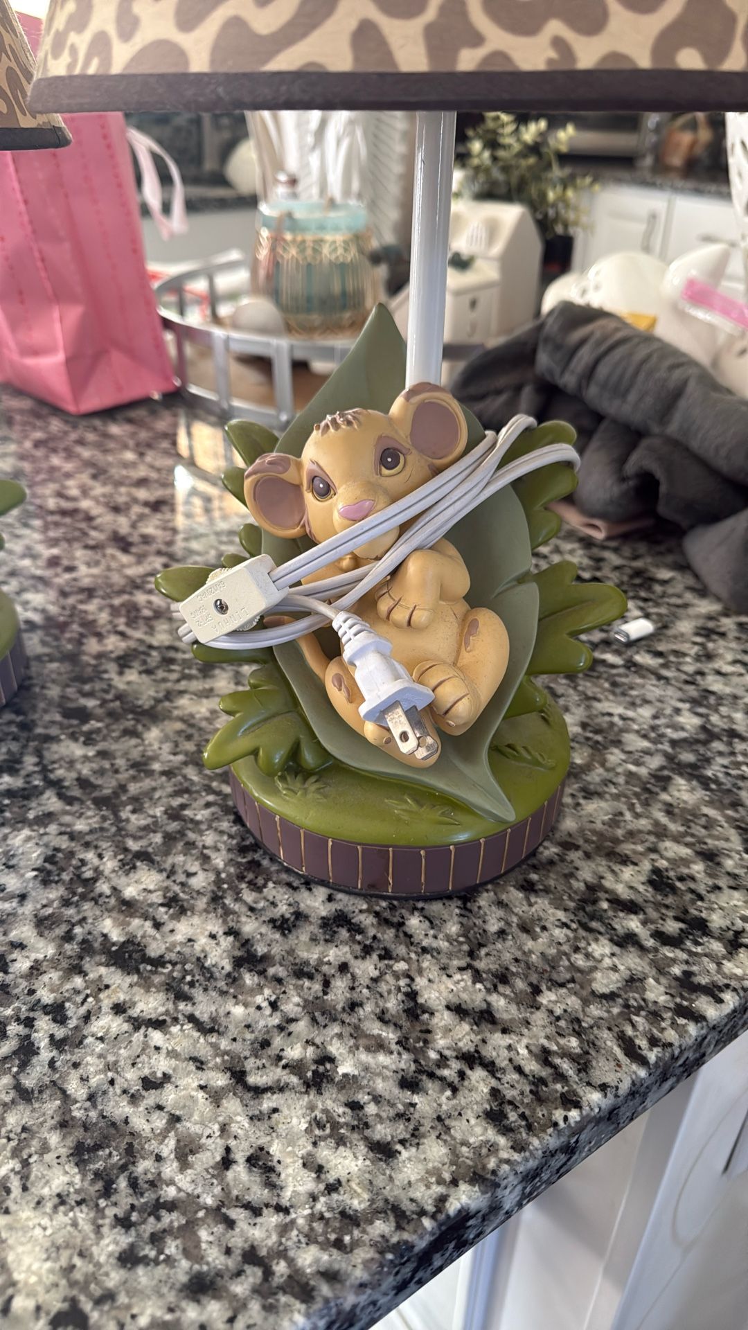 Disney Lion King Simba Lamp Base Shade Nursery