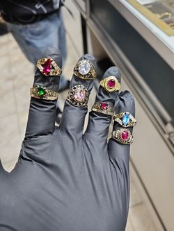 Anillos De Graduación 14k Y 10k. Silver