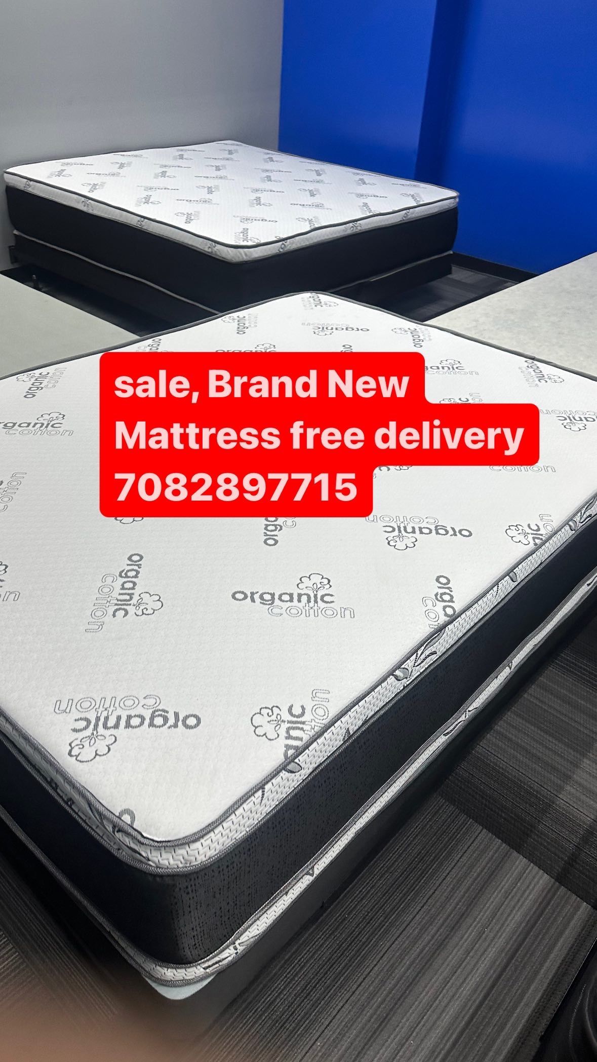 Huge sale for Mattress And Box Twin size mattress and box 150.$ full 190$ Queen 200$ king 290$. Mattress And Box and frame and headboard. King 580$ Qu