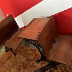 Antique School Desk