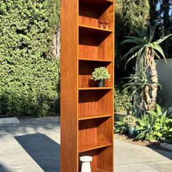 mid century modern bookcase bookshelf shelf wall unit danish modern