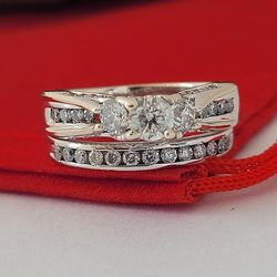 💍 $5000 Ring, 14K Solid White Gold, Natural Diamond Set – GIA Authenticated 💎