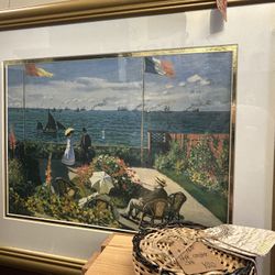 Vintage Monet Framed Print
