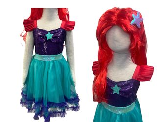 Little Mermaid Costume La sirenita Disfraz Para Halloween De Niñas