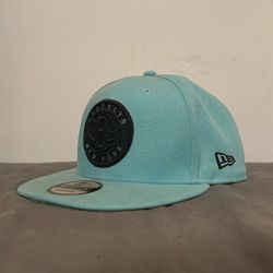 Nets SnapBack Hat Colored Turquoise 