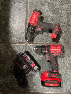 Craftsman Cordless Drill Set with Battery and Charger