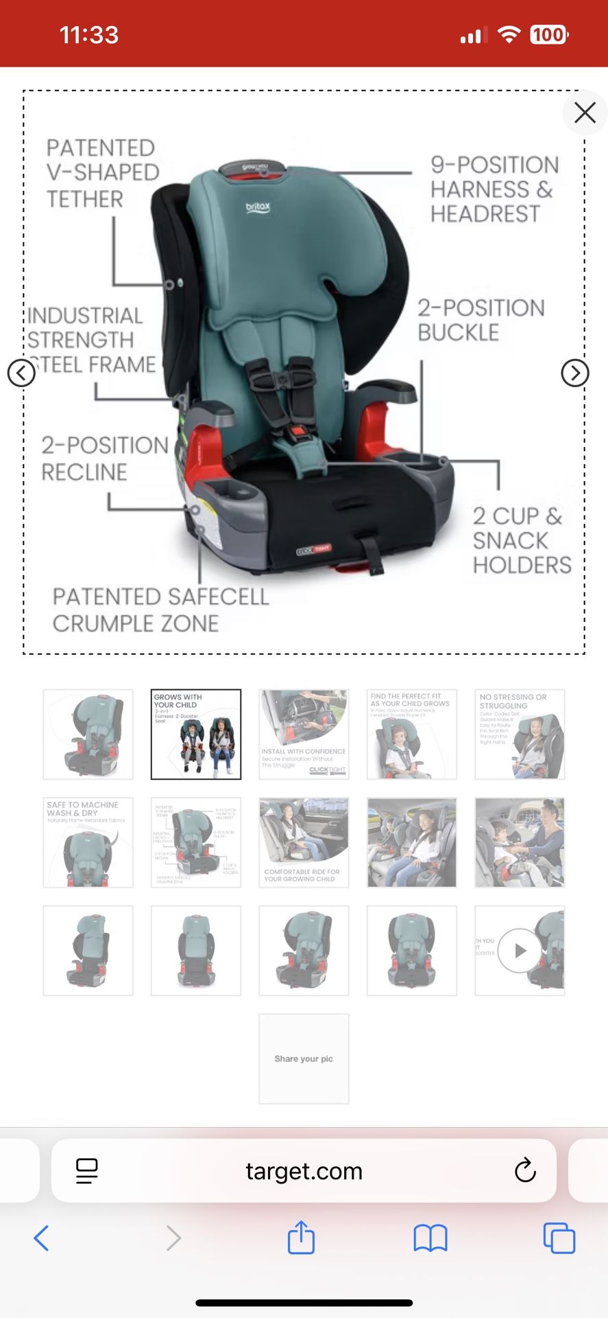 Britax Car Seat 