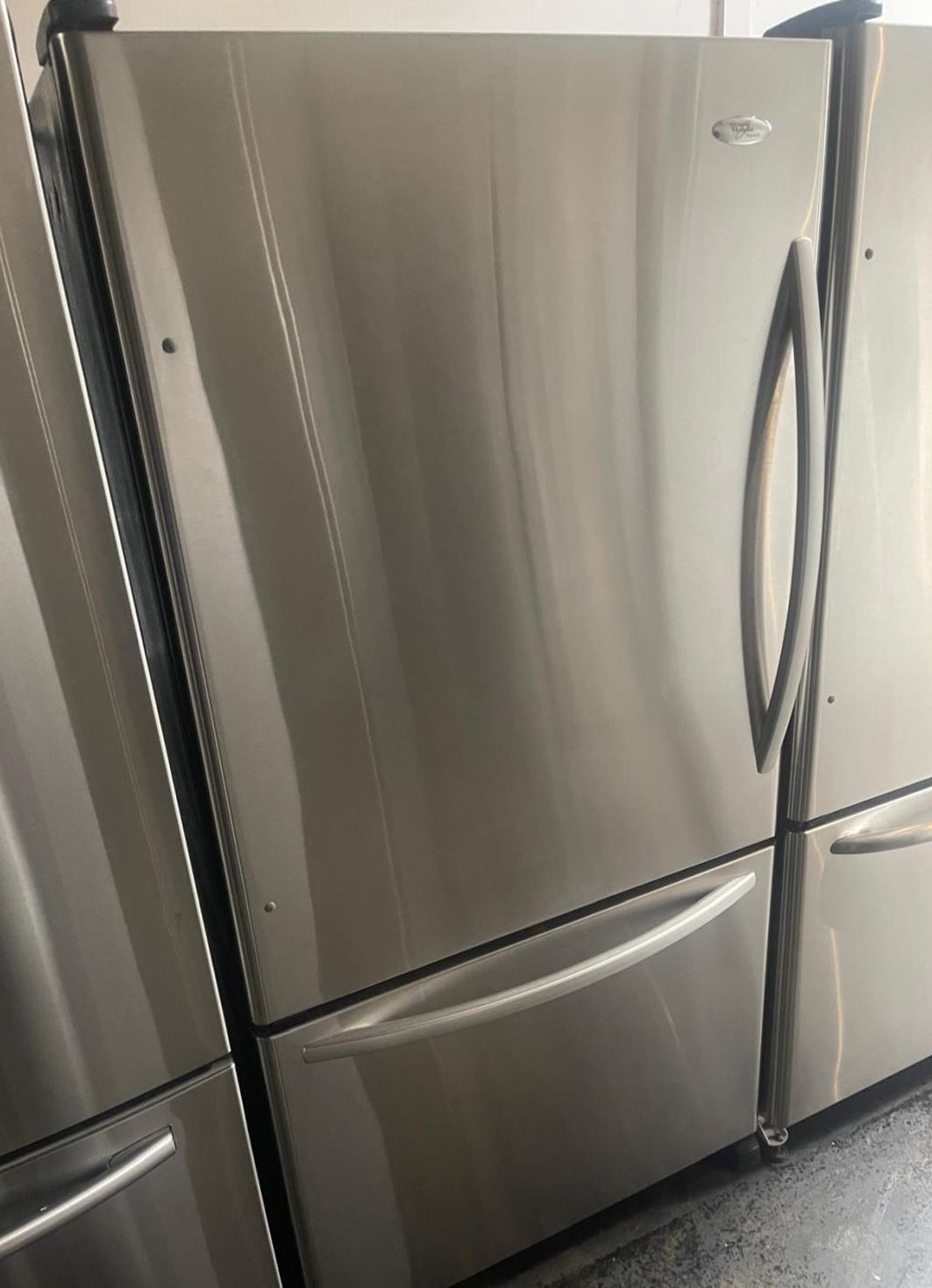 Whirlpool Bottom Freezer Stainless Refrigerator Fridge