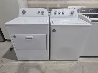 Clean Whirlpool Matching Top-Load Washer & Electric Dryer Set – Tested & Working!