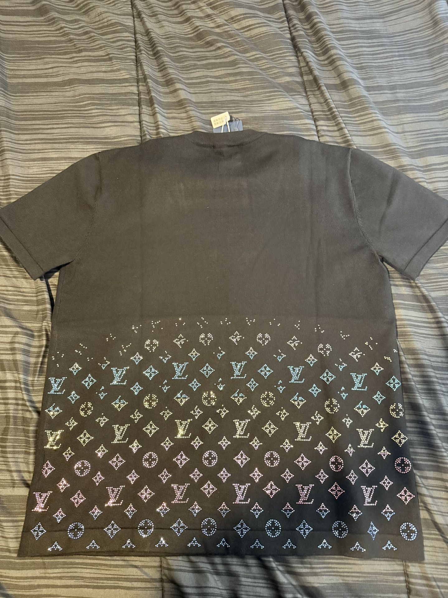 Louis Vuitton Monogram Gradient Embellished Short-Sleeved