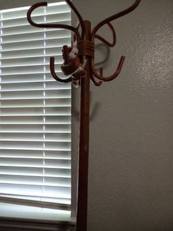 Antique hat coat rack