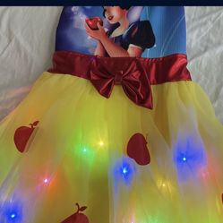 Snow White Light Up Dress For Girls 