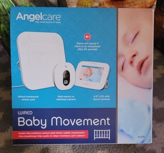 Brand New Angel Care Wired Baby Movement Monitor