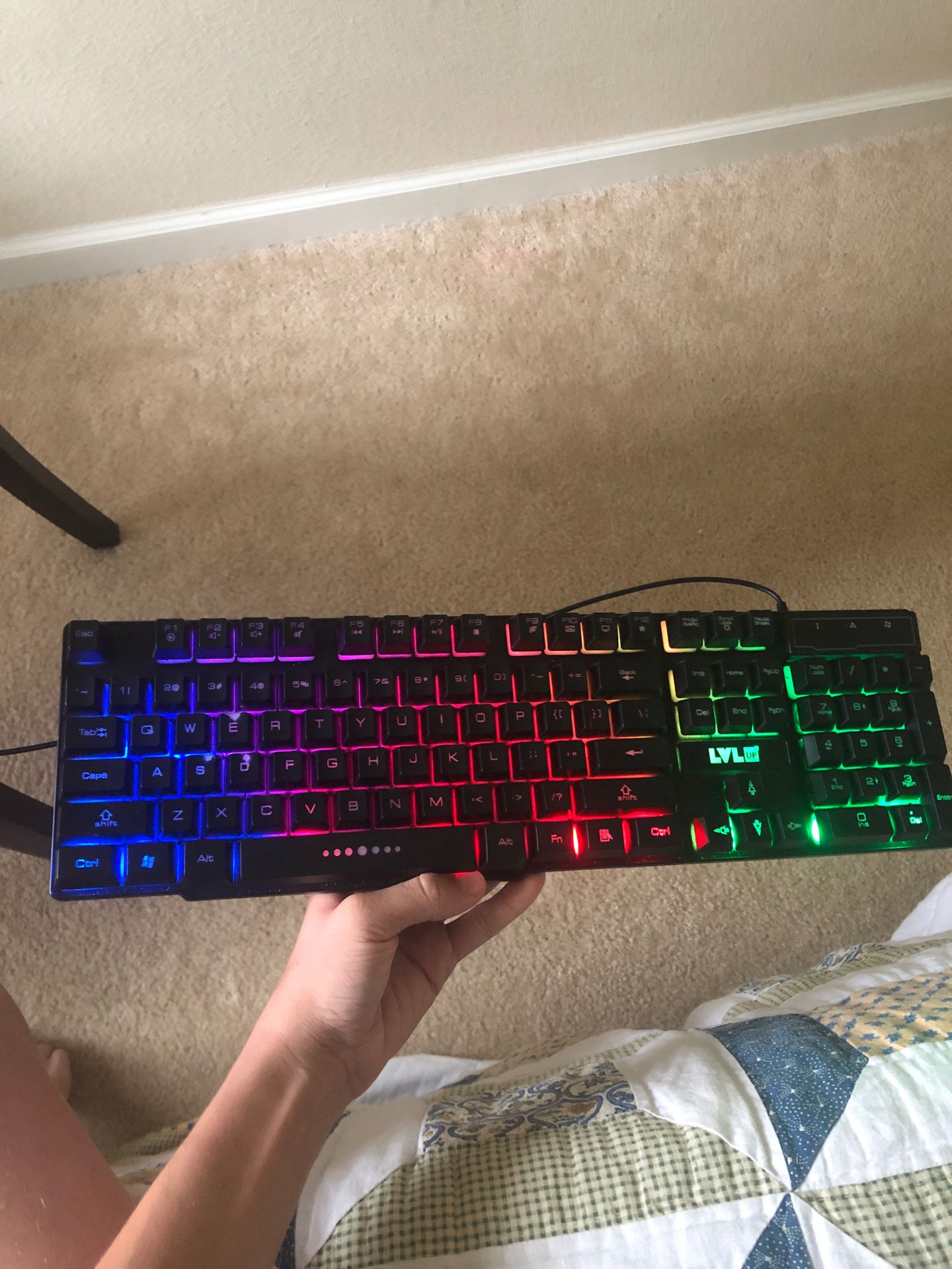 Lvl up RGB full keyboard