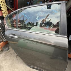 Honda Accord Rear Door Passenger Side RH Gray 2013 - 2017 ; PR06