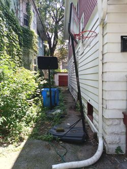 Two basketball courts