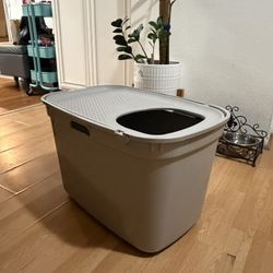 Top Entry Cat Litter Box