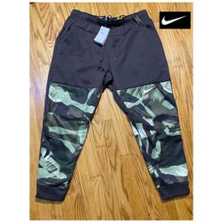 Nike Therma Fit Brown Camo Tapered Joggers Men’s Sz XXL New!!