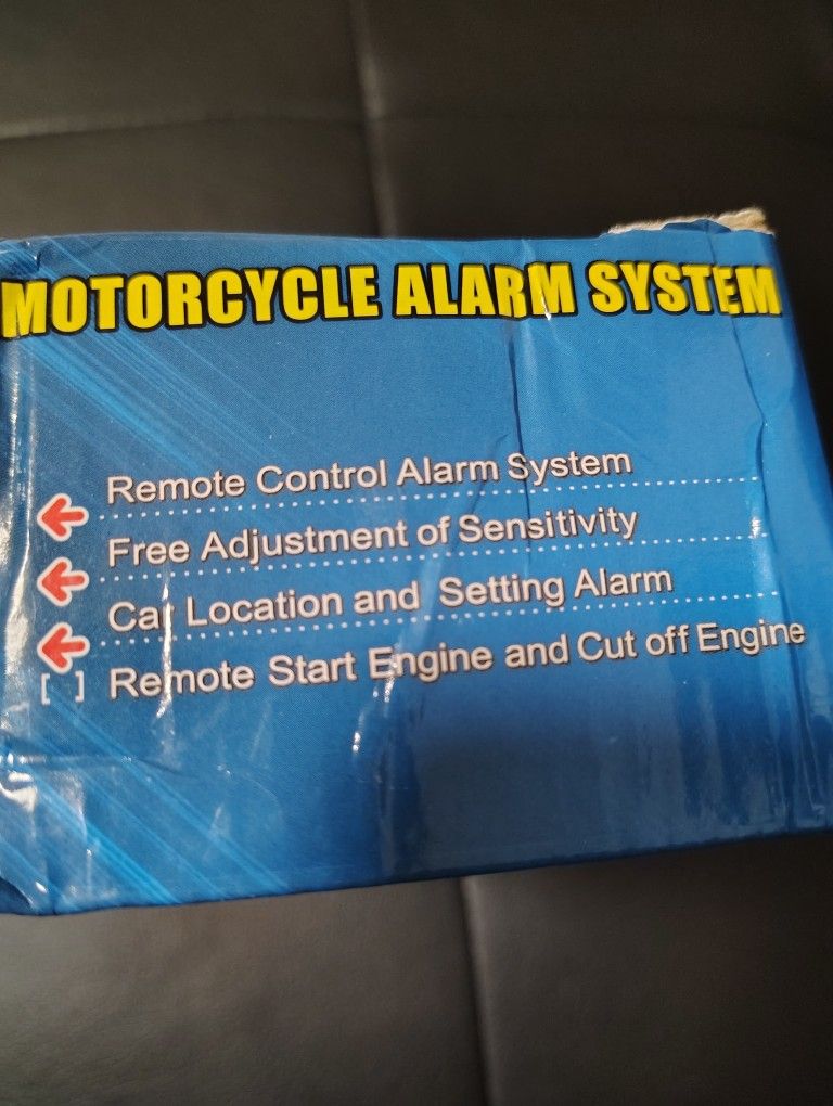 Motorcycle/Moped Remote Start Alarm Kit New!!