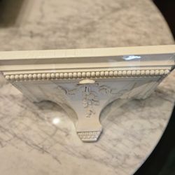Brand New White  Victorian Floating Shelf