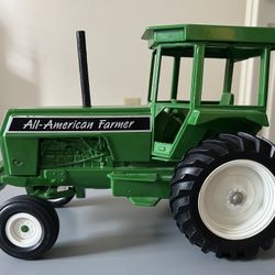 All American Farmer Toys - Green Die-Cast Metal Tractor 