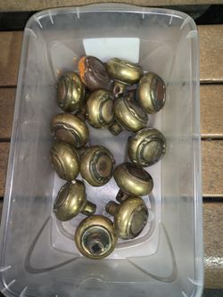 Antique Brass Door Knobs