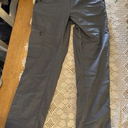 Gray women’s scrub pants healing hands