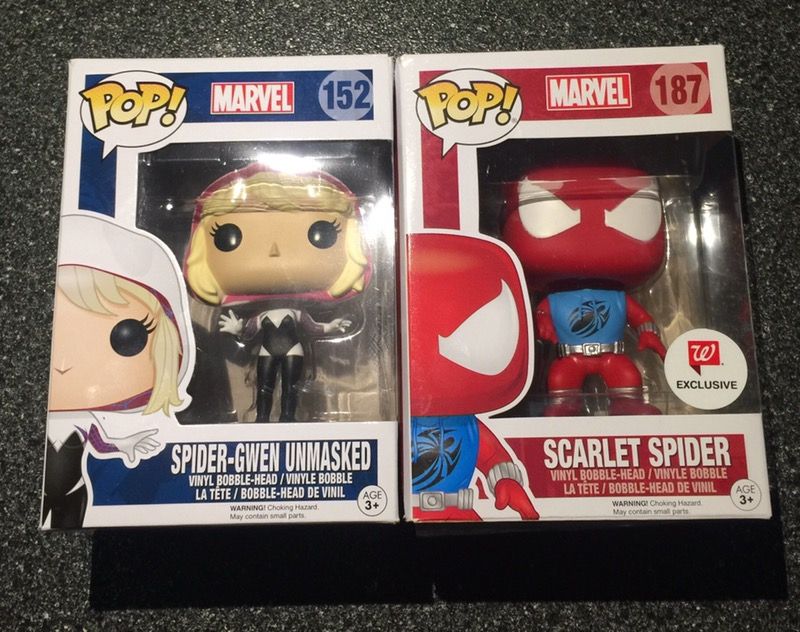 Marvel funko pop bobble head action figures