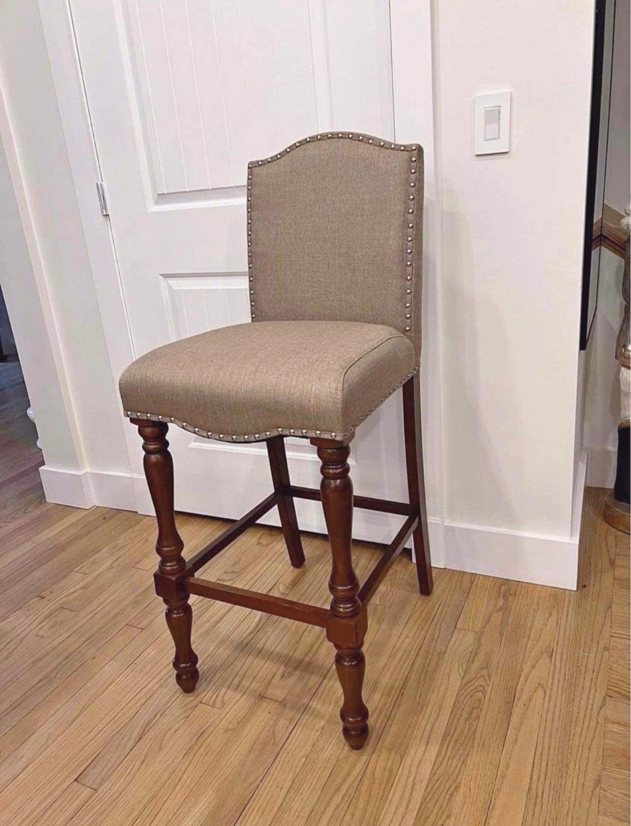 Bar Stools New in Original Packaging’s With Beautiful Nail Head Trim Retailed For $567.98.
