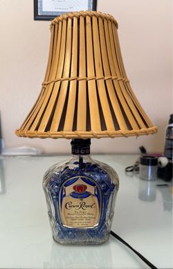 Custom Made Crown Royal Bottle Table Lamp