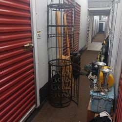 Cast Iron Wine Rack
