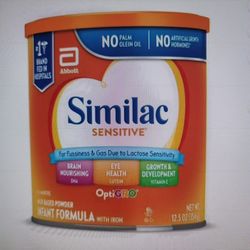 SIMILAC Sensitive Baby Formula 12.5 Oz Cans