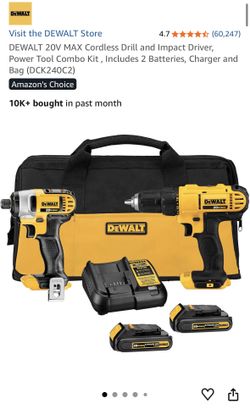 Dewalt drill & impact set NEW
