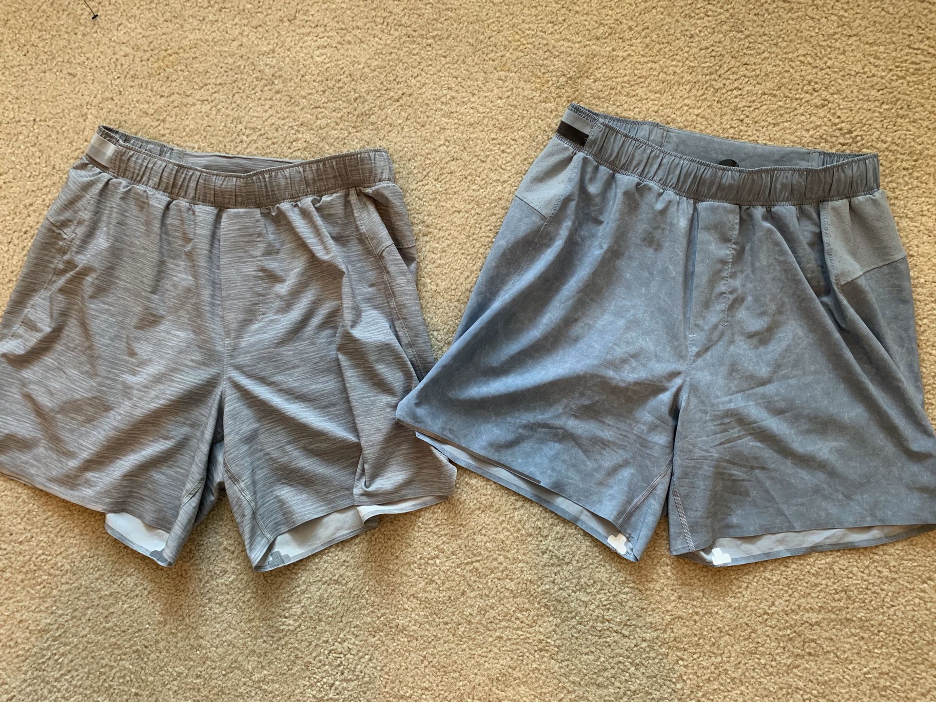 Lululemon men workout shorts (Size M, 5” inseam)