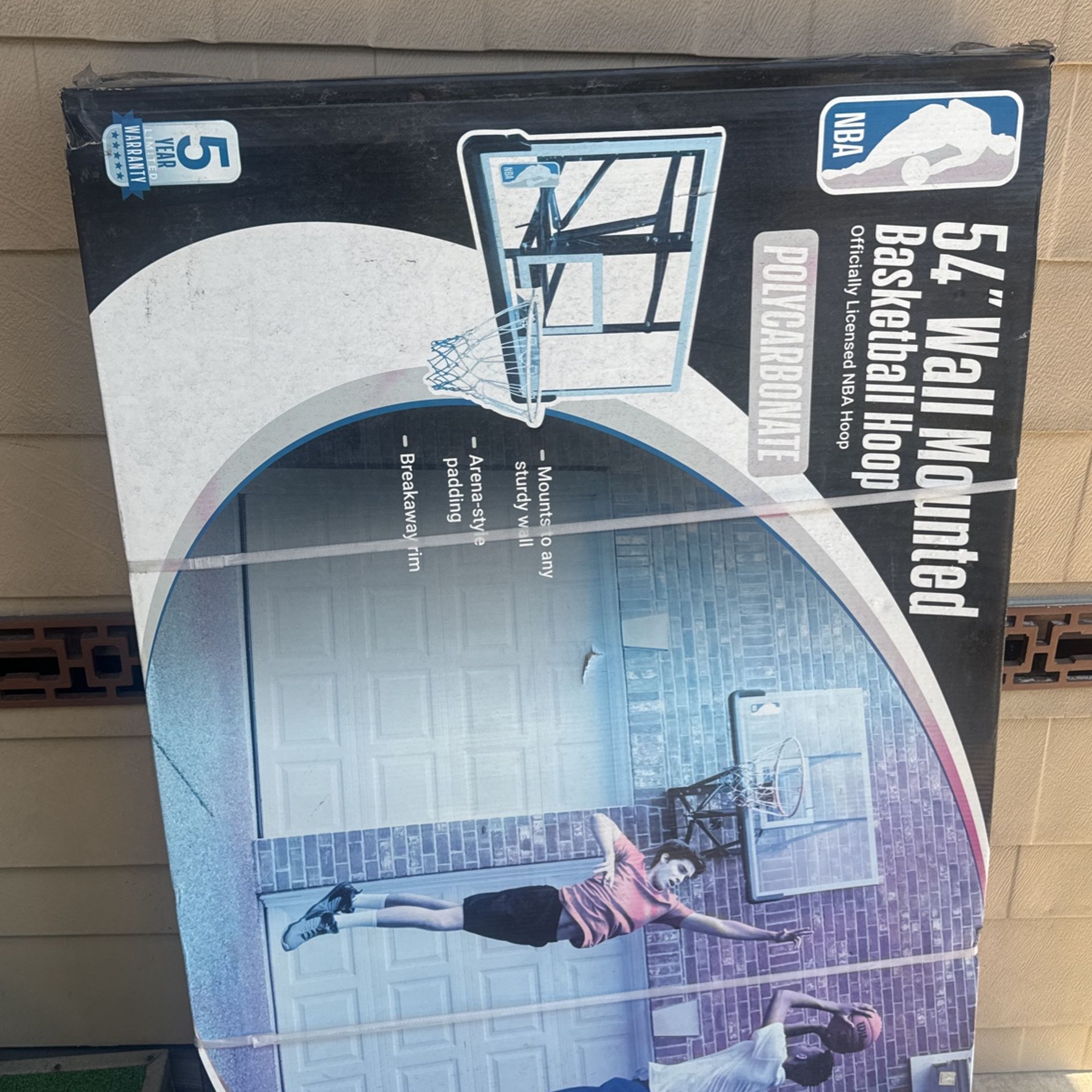 54 “ Wall Mounted Basketball Hoop