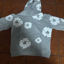 Demin Tears Hoodies *gray*