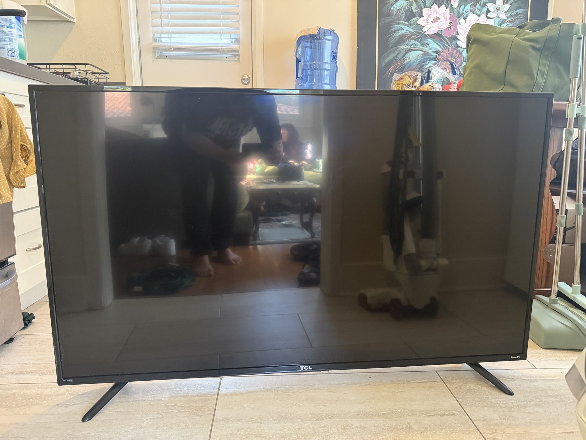 TCL 55” Smart Roku TV – With Remote