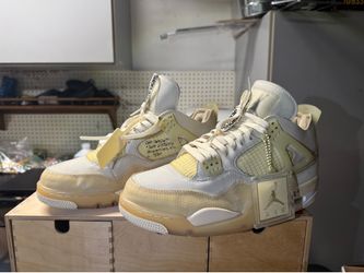 Jordan Air Jordan 4 SP x Off-White Sail/Muslin White/Black Mid Top CV9388-100