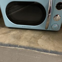 Galanz Retro Microwave Oven - Blue 