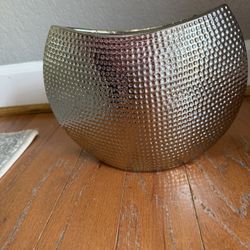 Decorative Silver Vase 