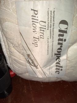 King Size Chiropedic Ultra Pillow Top in good shape