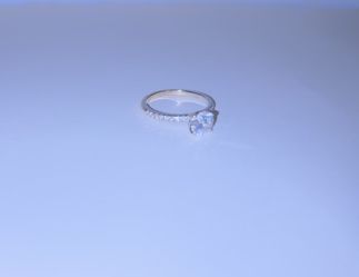 Robins Brothers White Gold Engagement Ring