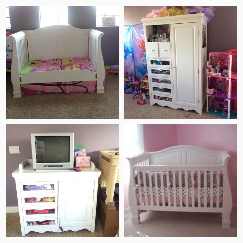 jardine madison 4 in 1 crib, Changing table and Chest dresser