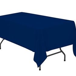 Navy Blue Table Cloths 