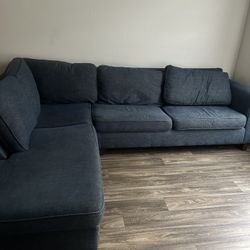 Dark Blue Couch 